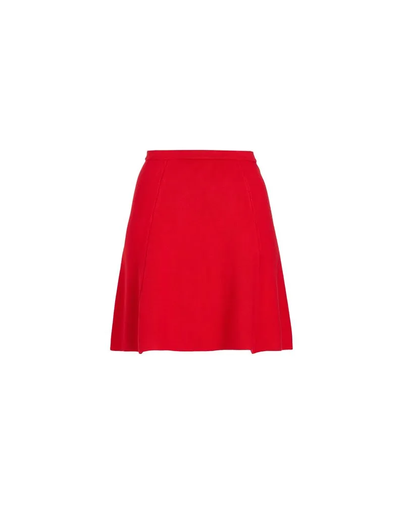 8 by Yoox VISCOSE BLEND KNIT MINI SKIRT  - HOSEN & RÖCKE - Miniröckeauf YOOX.COM Rot