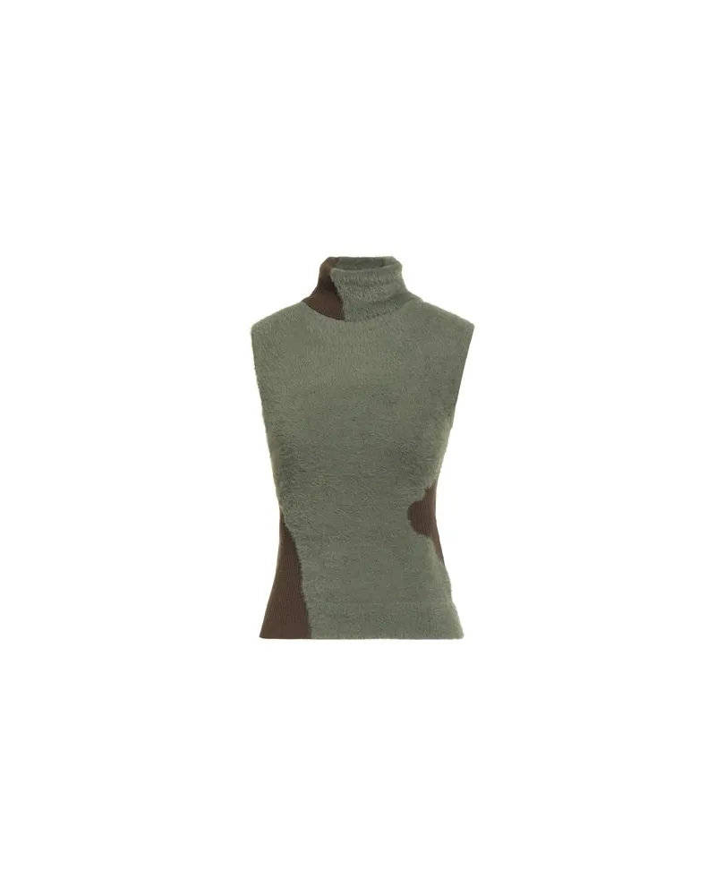 Maison Margiela STRICKWAREN - Rollkragenpulloverauf YOOX.COM Militärgrün