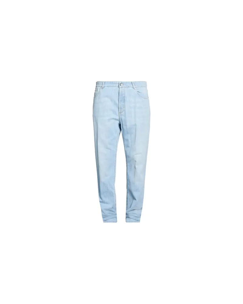 Brunello Cucinelli HOSEN & RÖCKE - Jeanshosenauf YOOX.COM Blau