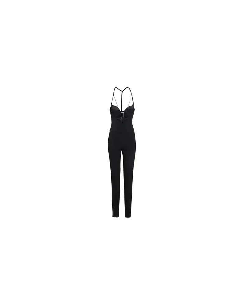 Thierry Mugler OVERALLS - Jumpsuitsauf YOOX.COM Schwarz