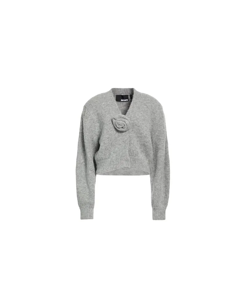 ROTATE Birger Christensen STRICKWAREN - Strickjackenauf YOOX.COM Grau
