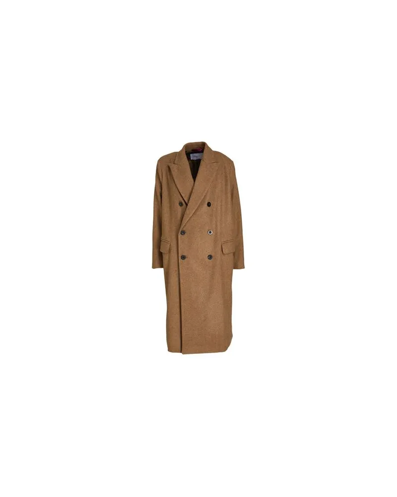 Paltò JACKEN & MÄNTEL - Mäntelauf YOOX.COM Hellbraun
