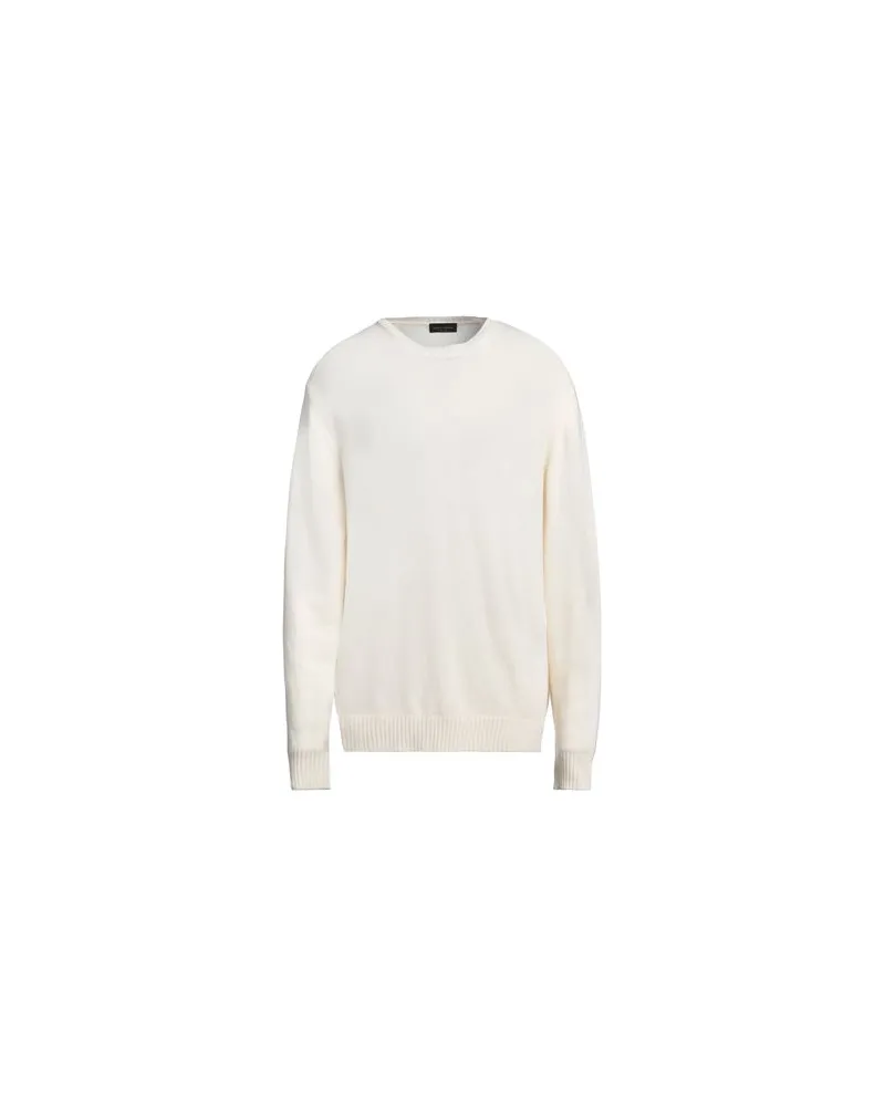 Roberto Collina STRICKWAREN - Pulloverauf YOOX.COM Cremeweiß