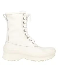 Jil Sander Stiefelette Elfenbein