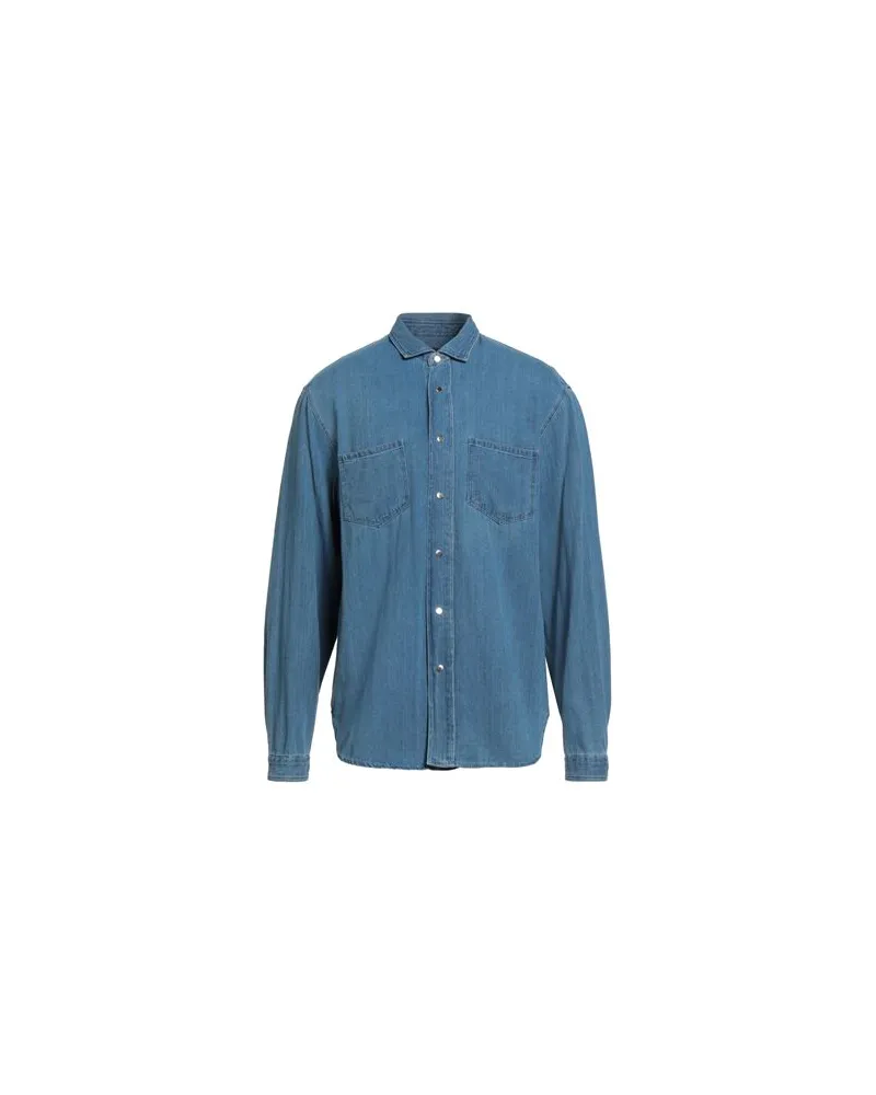 LARDINI TOPS - Jeanshemdenauf YOOX.COM Blau
