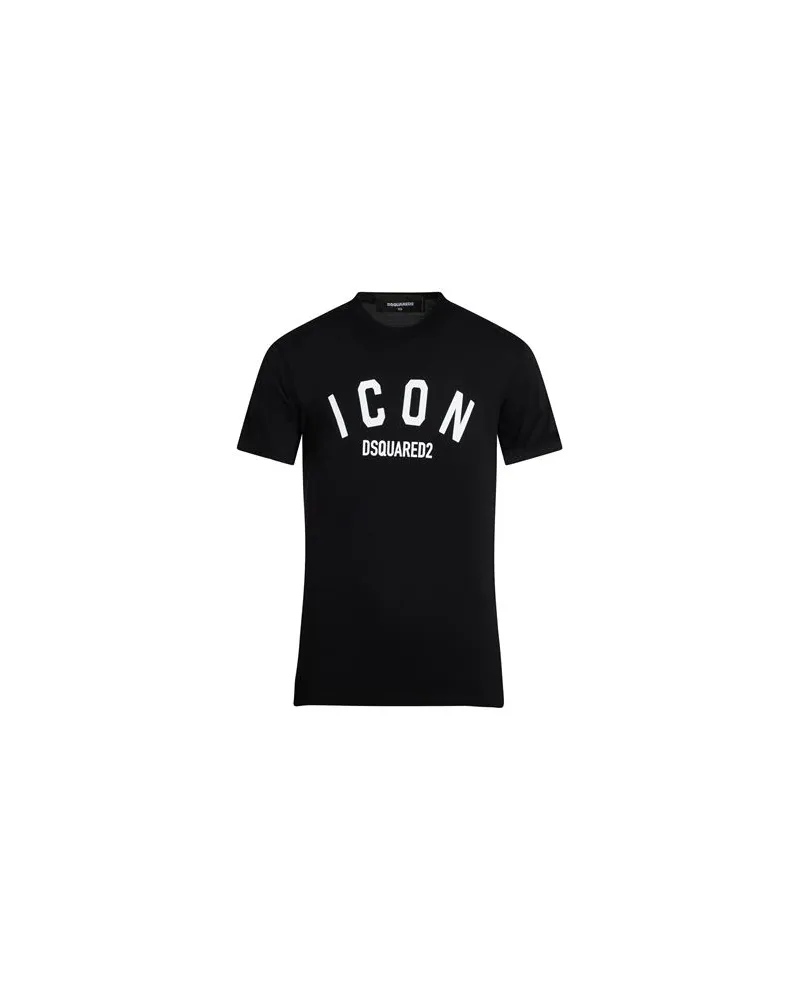 Dsquared2 ICON - TOPS - T-shirtsauf YOOX.COM Schwarz