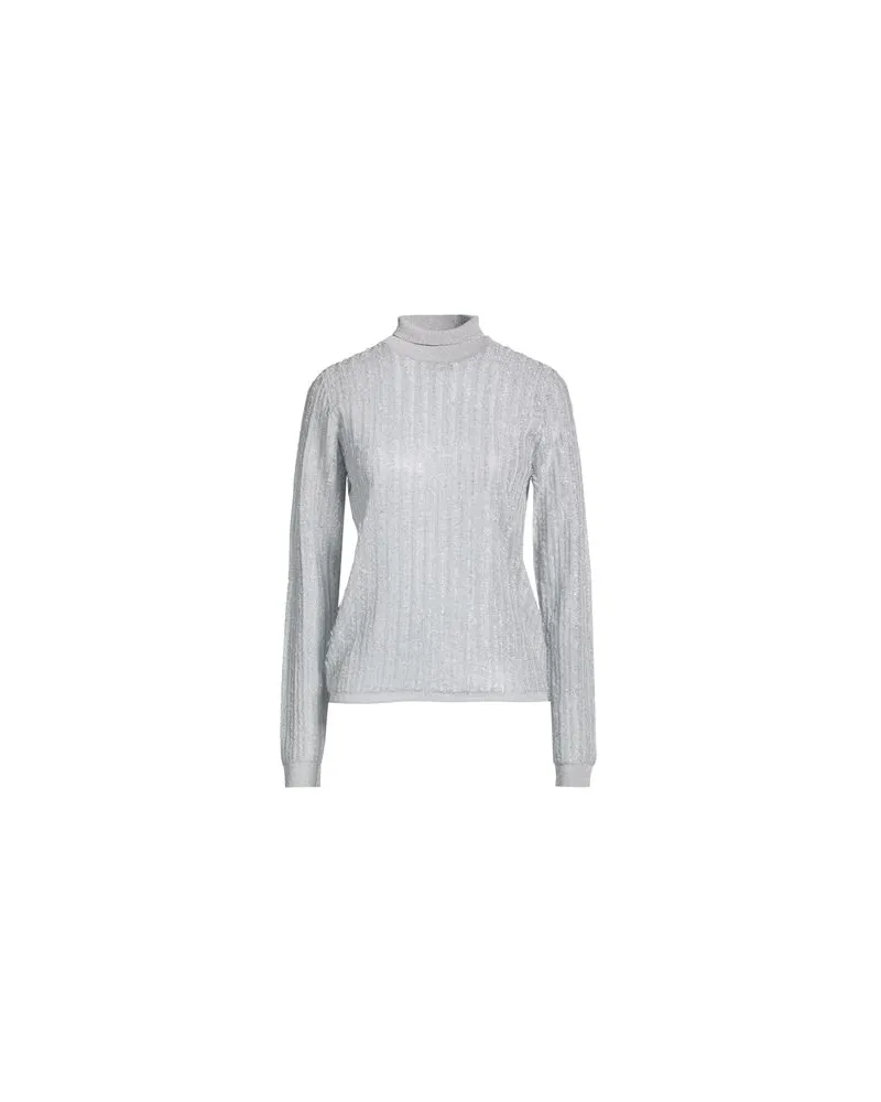 ALYSI CRÈME - STRICKWAREN - Rollkragenpulloverauf YOOX.COM Silber