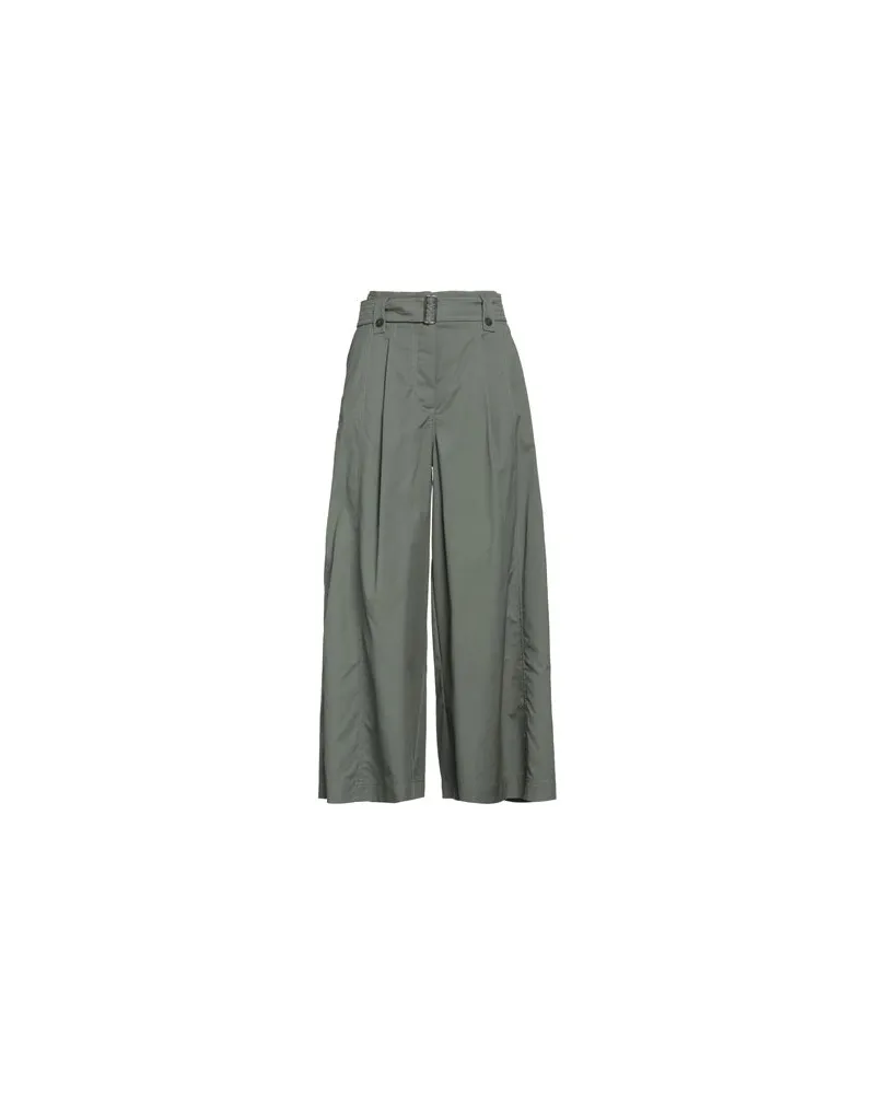 Max Mara HOSEN & RÖCKE - Hosenauf YOOX.COM Militärgrün