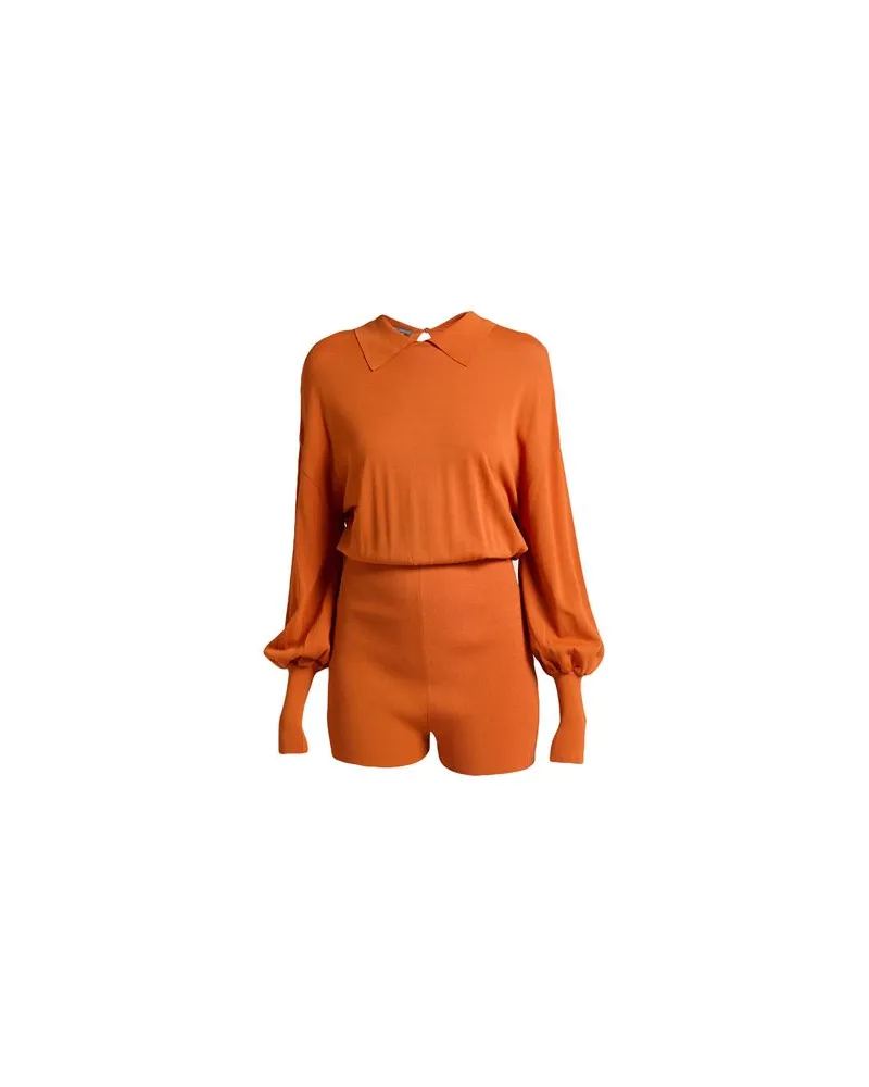 Alberta Ferretti OVERALLS - Playsuitsauf YOOX.COM Orange
