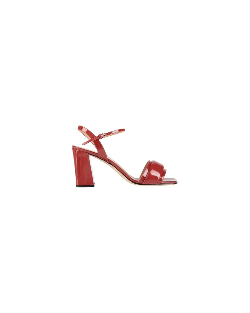 Sergio Rossi SCHUHE - Sandalenauf YOOX.COM Ziegelrot