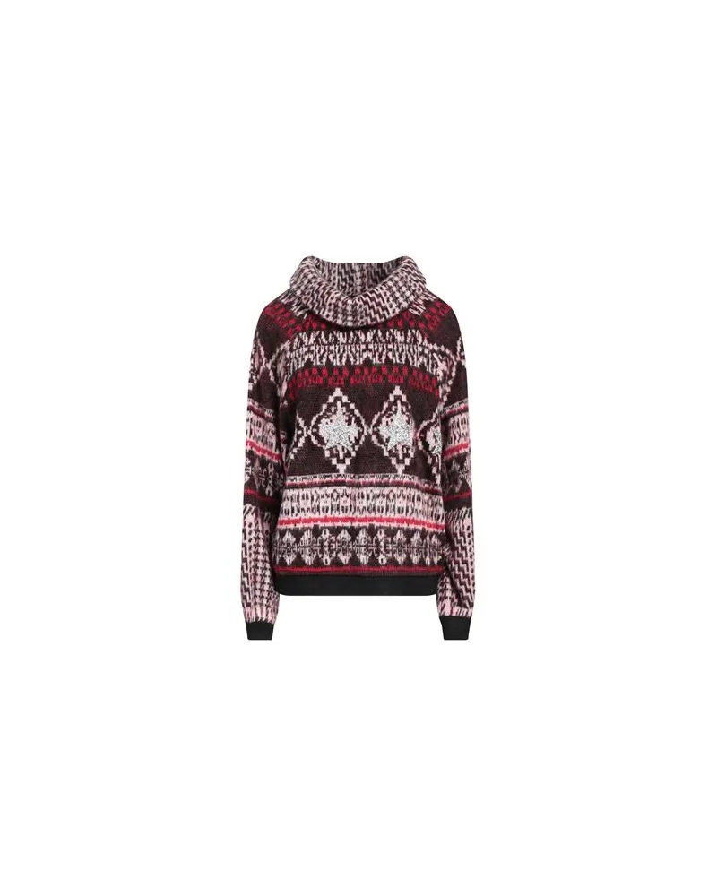 Brand Unique STRICKWAREN - Rollkragenpulloverauf YOOX.COM Ziegelrot