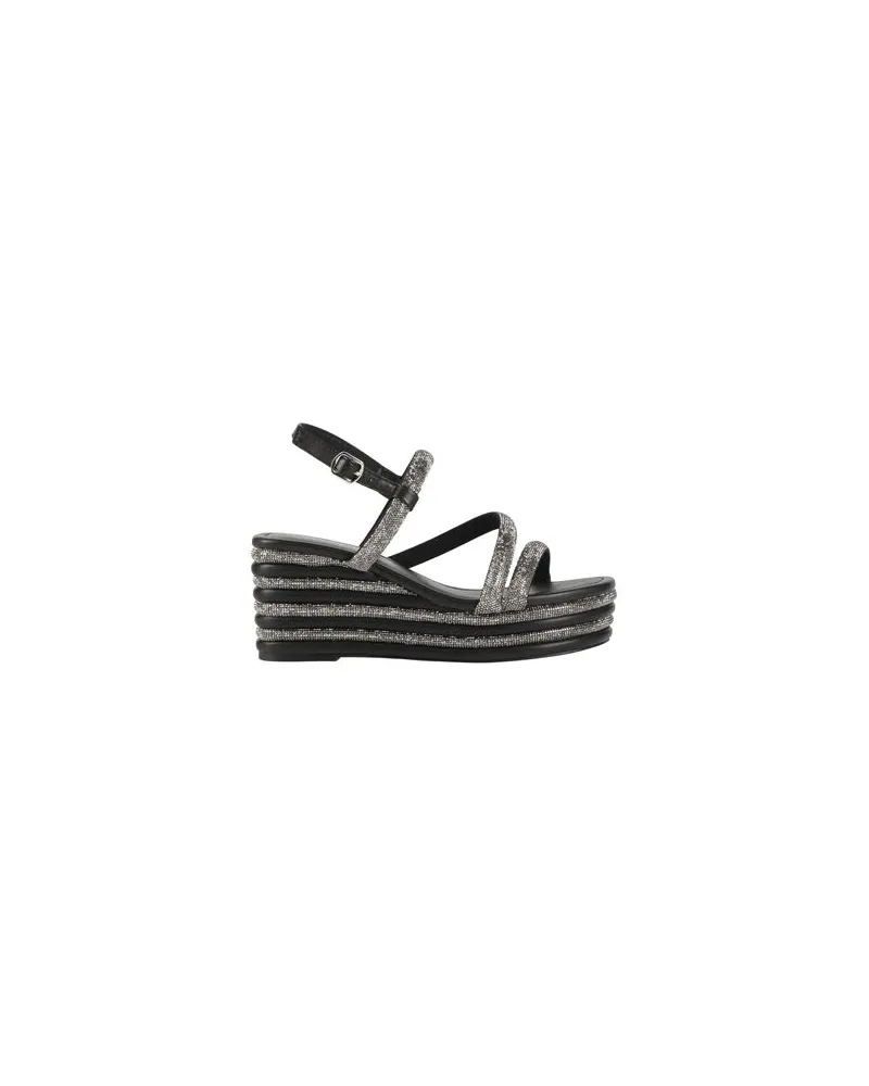 CAFèNOIR  SCHUHE - Sandalenauf YOOX.COM Schwarz
