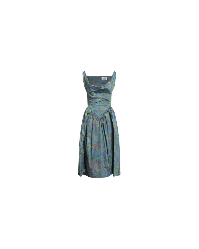 Vivienne Westwood KLEIDER - Midi-Kleiderauf YOOX.COM Taubenblau