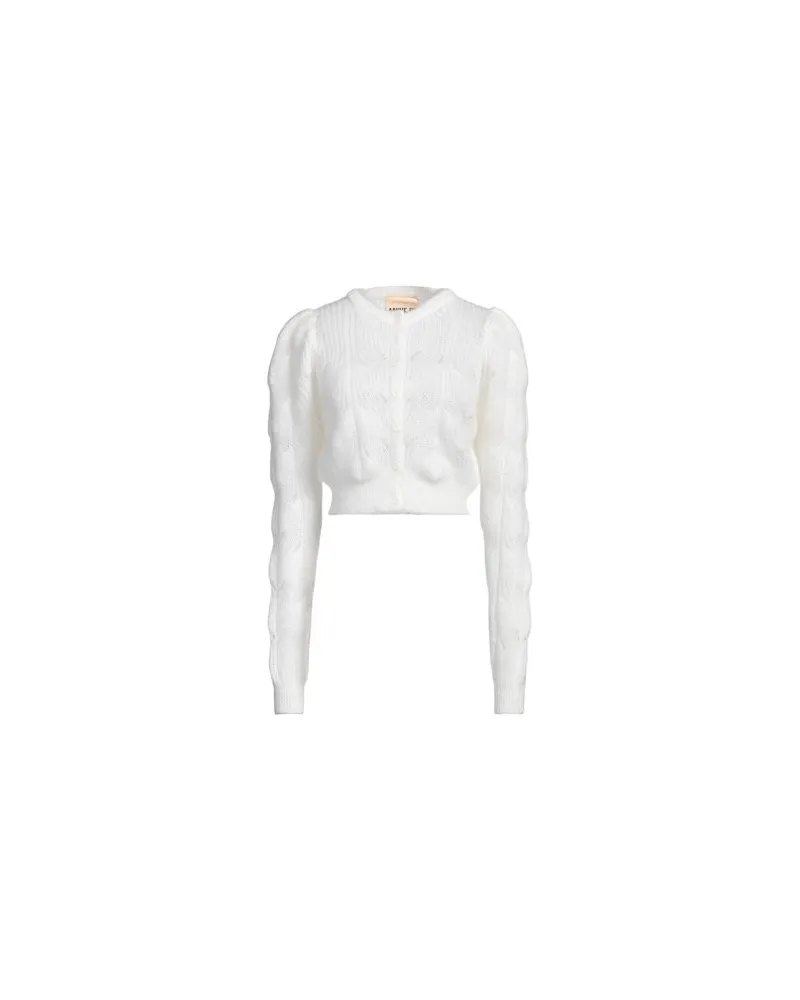Aniye By STRICKWAREN - Strickjackenauf YOOX.COM Weiß