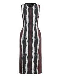 Roberto Cavalli Midi-Kleid Schwarz