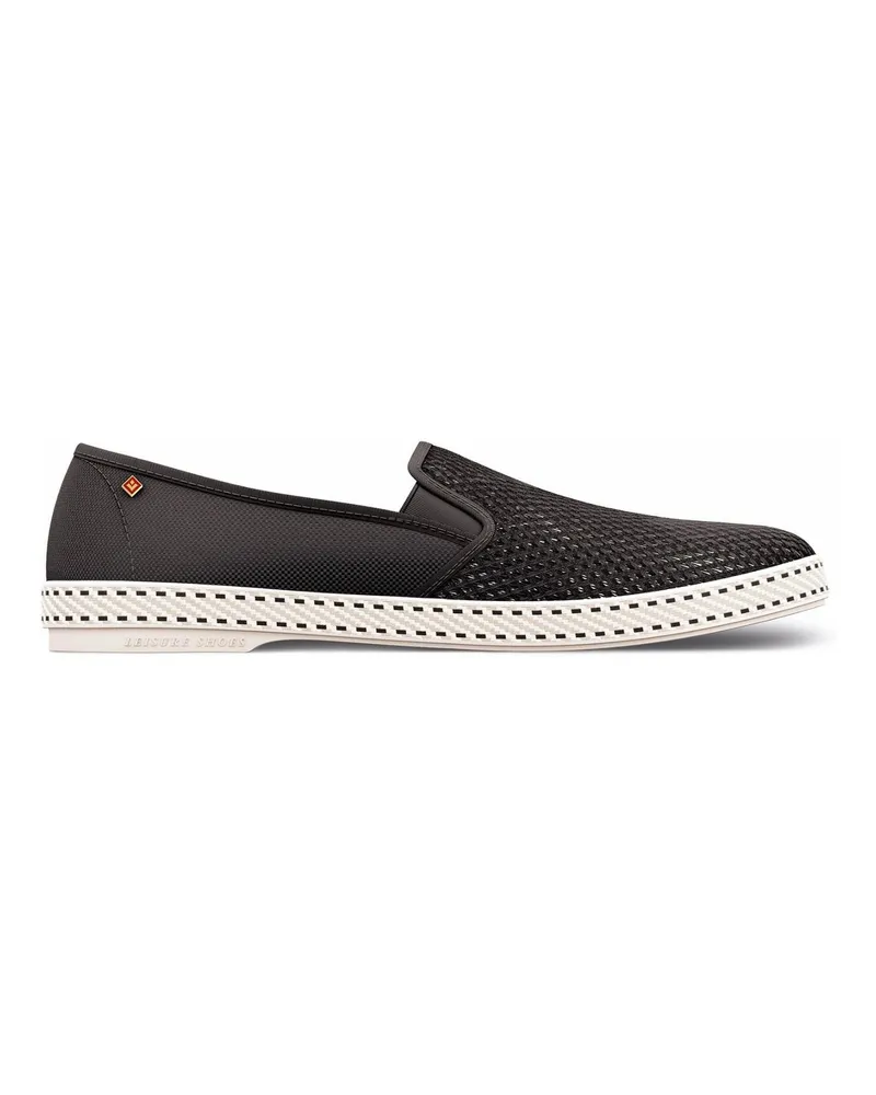 Rivieras Espadrilles Schwarz