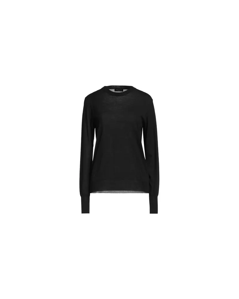 Roberto Collina STRICKWAREN - Pulloverauf YOOX.COM Schwarz