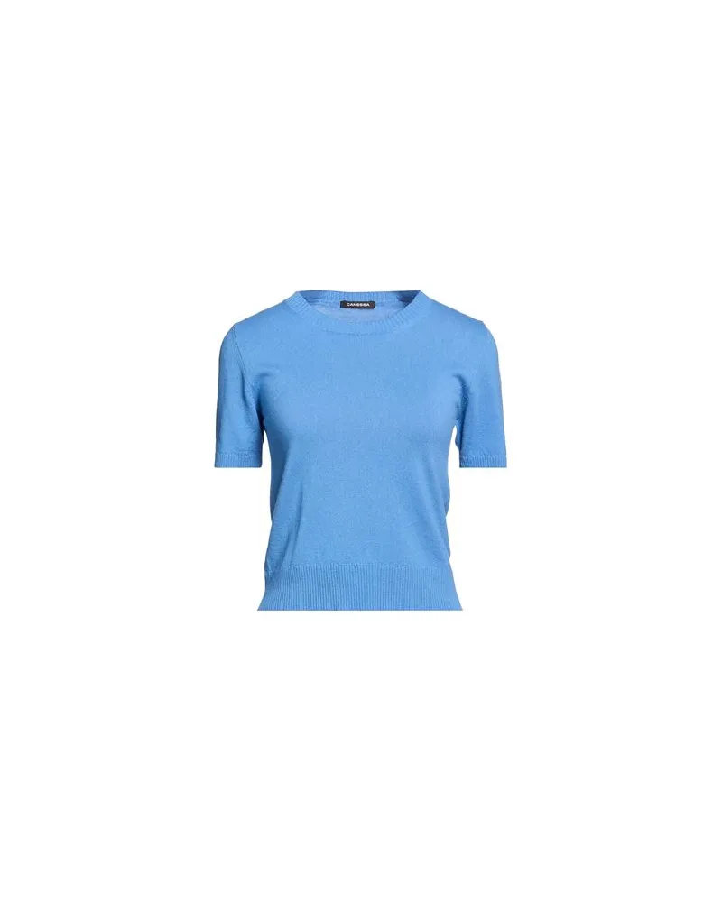 Canessa STRICKWAREN - Pulloverauf YOOX.COM Azurblau