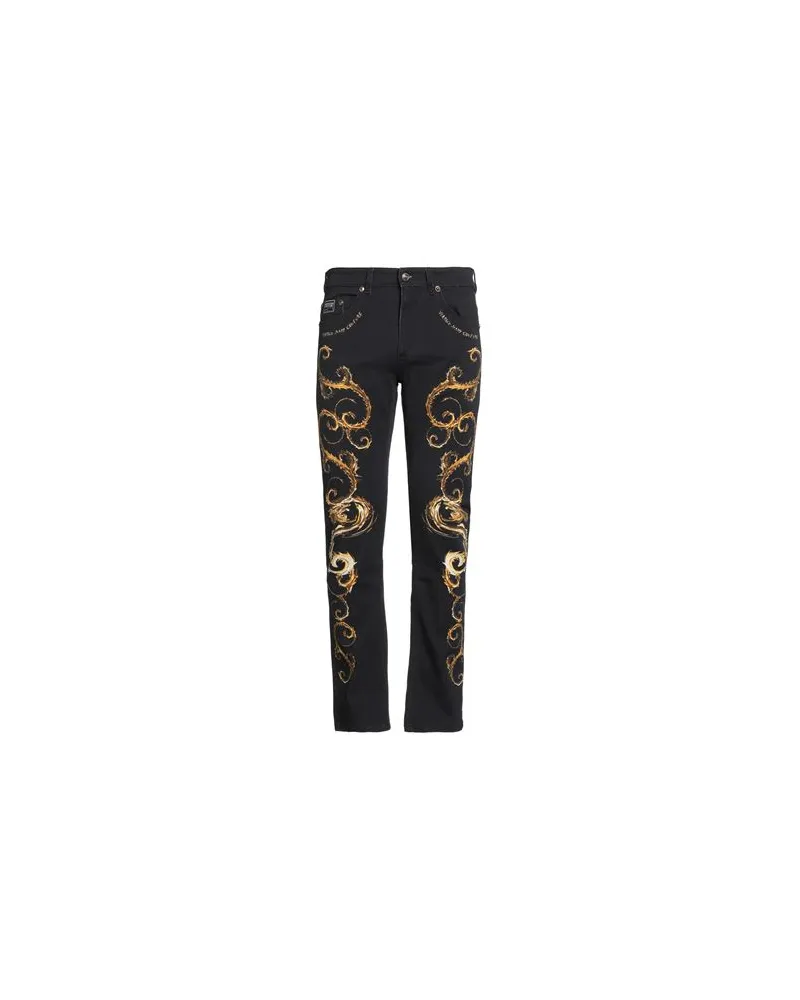 Versace Jeans HOSEN & RÖCKE - Jeanshosenauf YOOX.COM Schwarz
