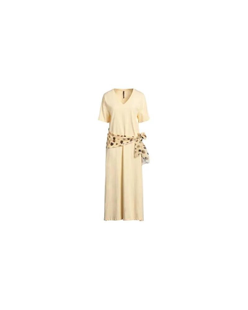 Manila Grace KLEIDER - Midi-Kleiderauf YOOX.COM Gelb
