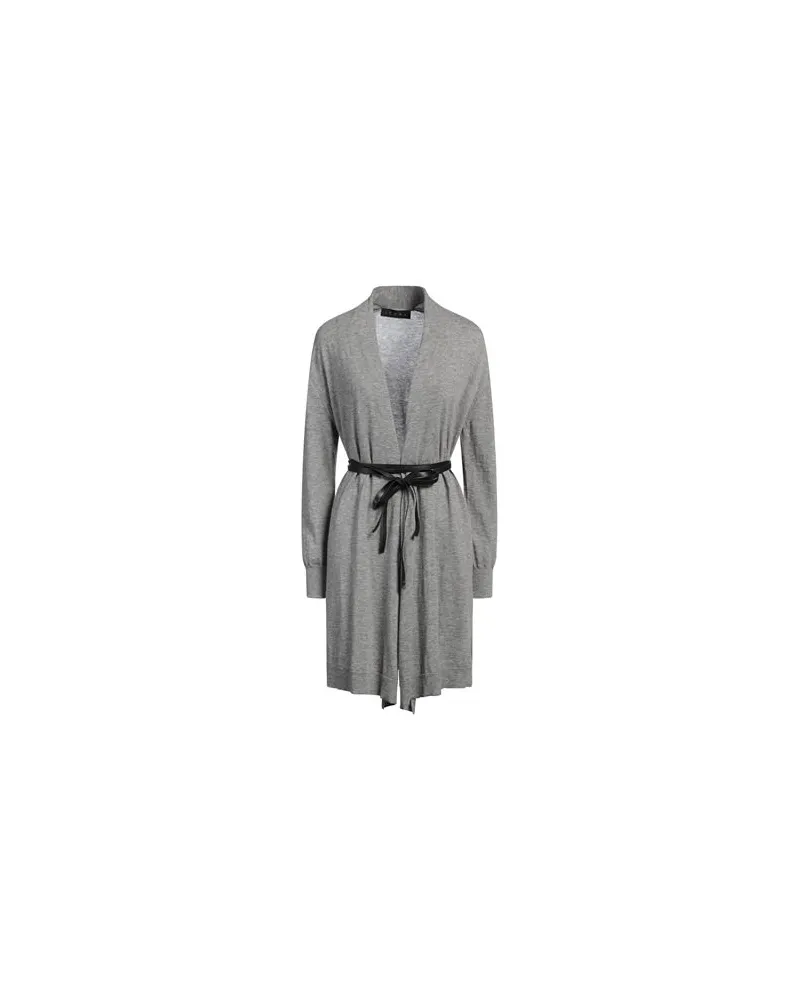 Icona By Kaos STRICKWAREN - Strickjackenauf YOOX.COM Grau