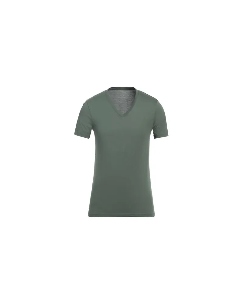 Armani Exchange TOPS - T-shirtsauf YOOX.COM Salbeigrün