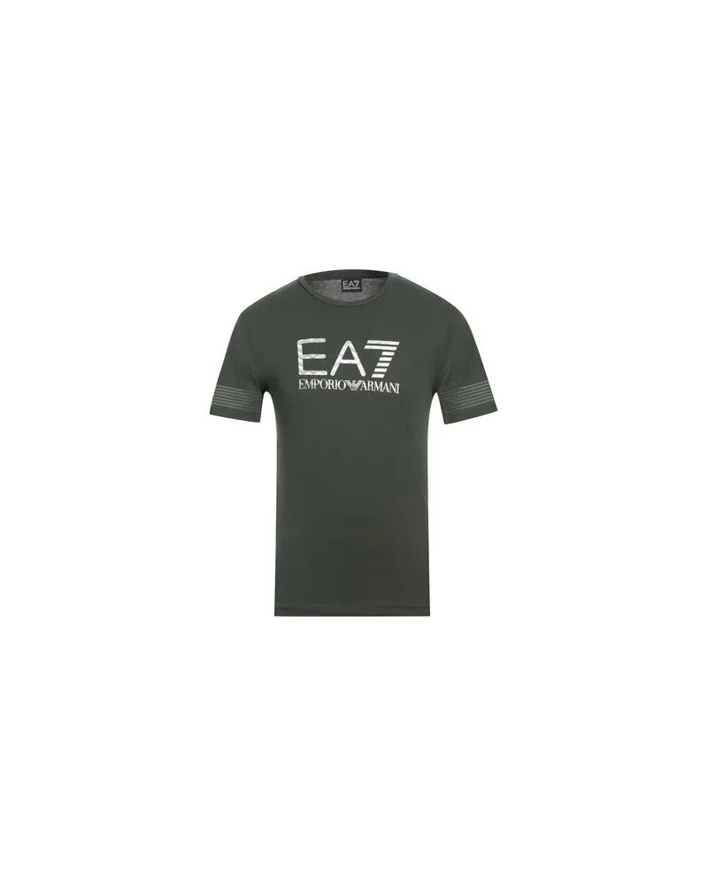 EA7 TOPS - T-shirtsauf YOOX.COM Dunkelgrün
