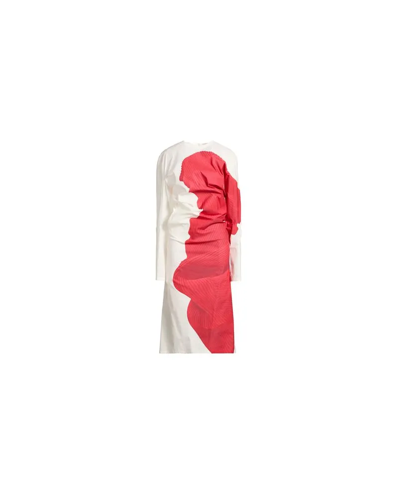 Issey Miyake KLEIDER - Midi-Kleiderauf YOOX.COM Tomatenrot