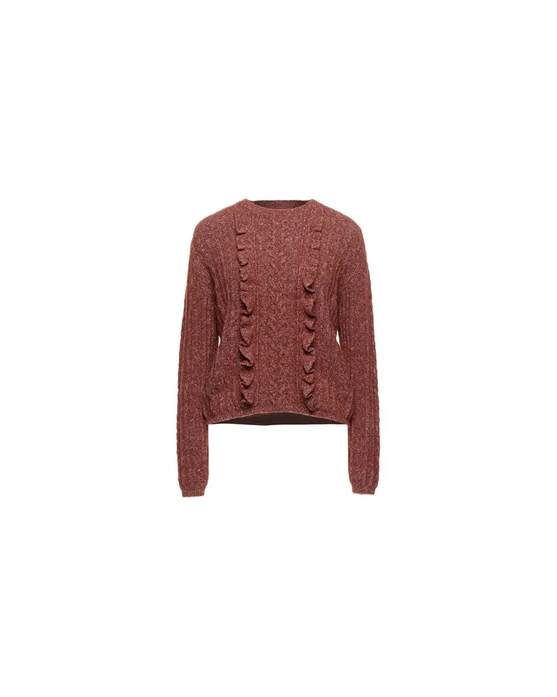 Eleventy STRICKWAREN - Pulloverauf YOOX.COM Ziegelrot
