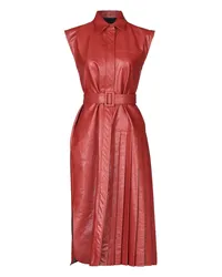 Cédric Charlier Midi-Kleid Rot