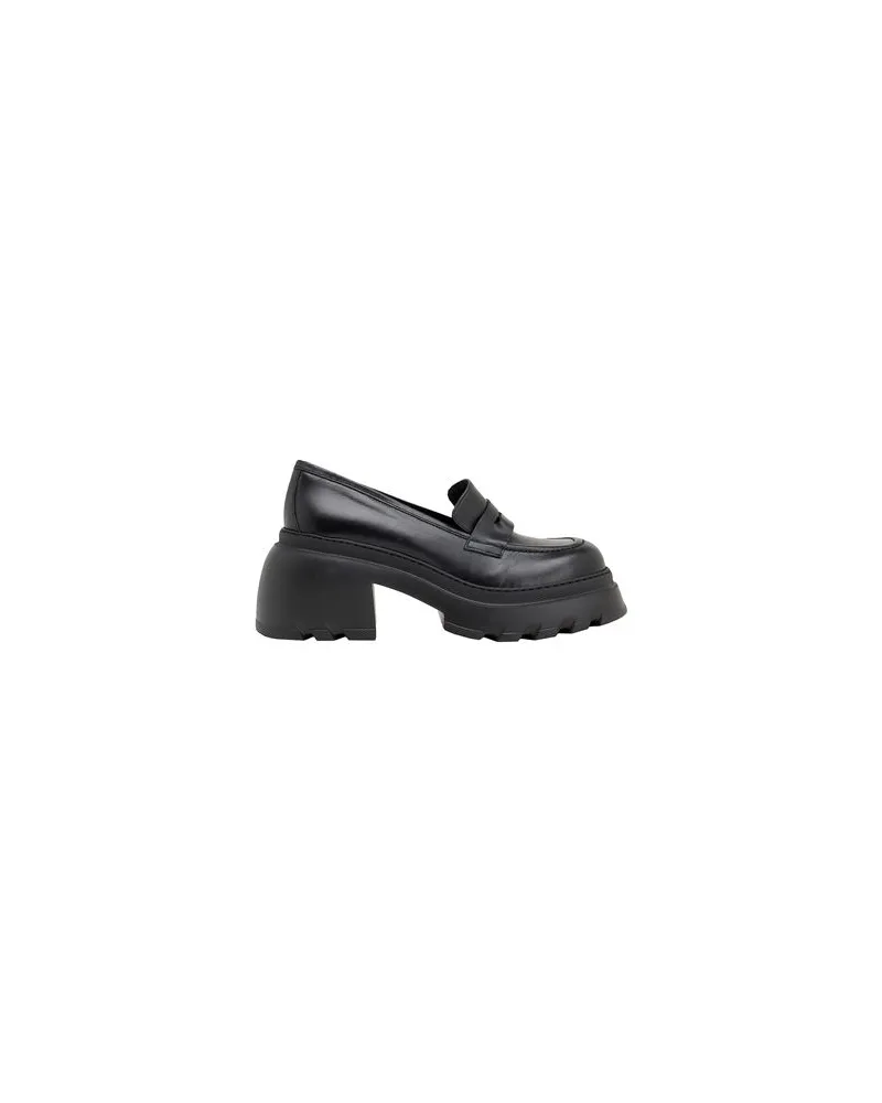 8 by Yoox LEATHER CHUNKY PENNY LOAFER  - SCHUHE - Mokassinsauf YOOX.COM Schwarz
