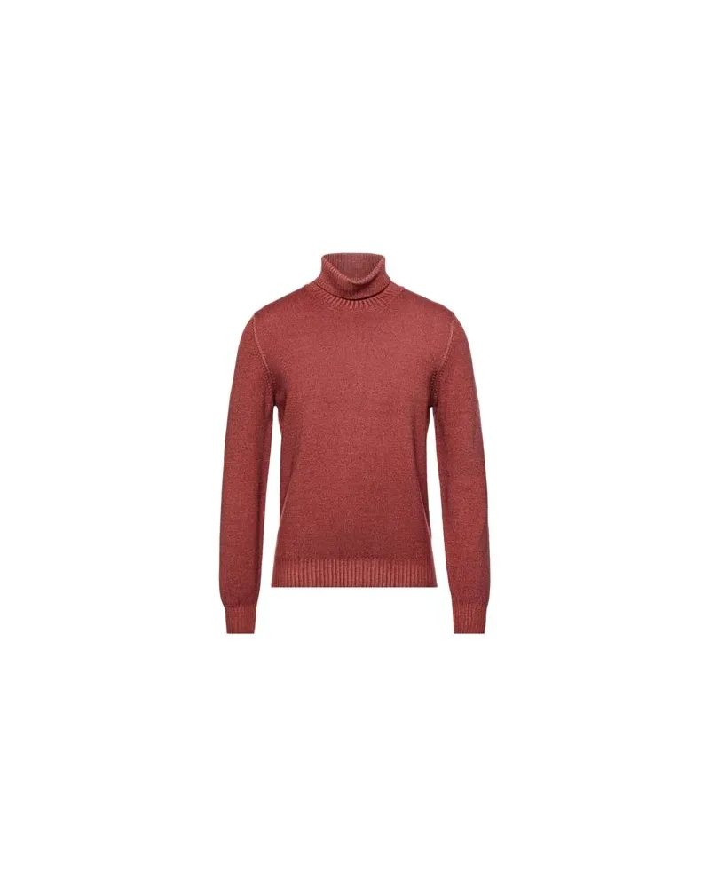 BARBA STRICKWAREN - Rollkragenpulloverauf YOOX.COM Rostrot
