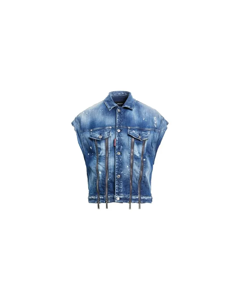 Dsquared2 JACKEN & MÄNTEL - Jeansjacken/Mäntelauf YOOX.COM Blau