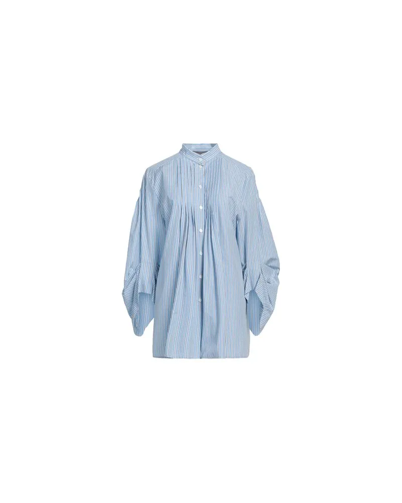 Alberta Ferretti TOPS - Hemdenauf YOOX.COM Hellblau