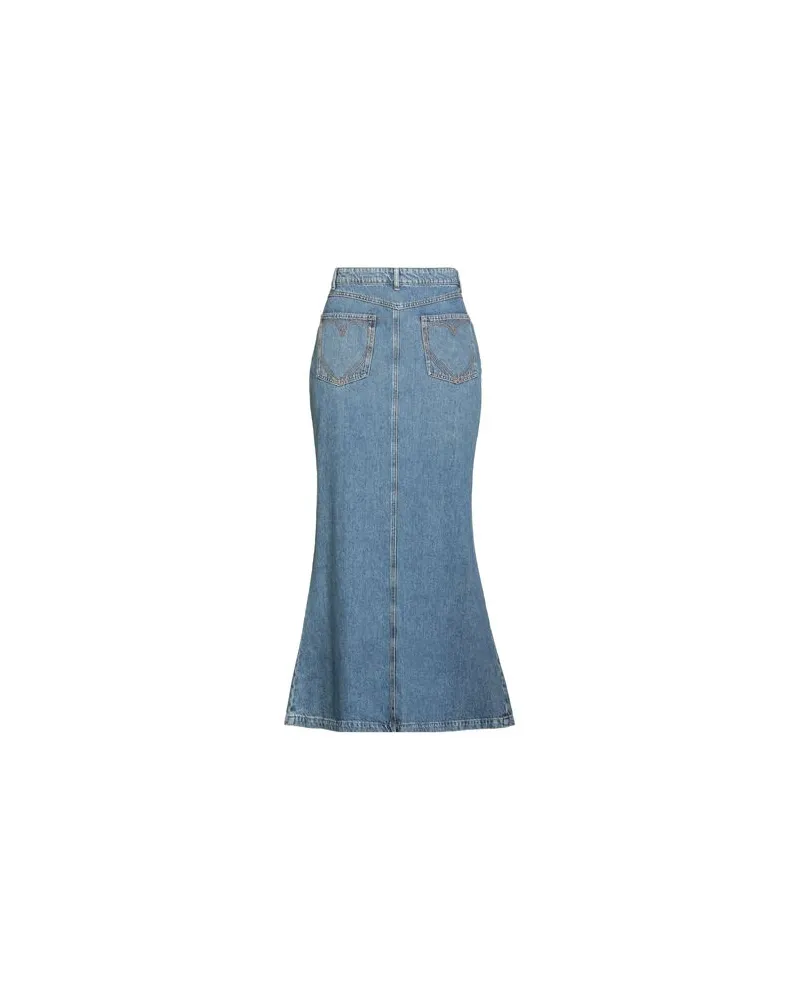 Moschino HOSEN & RÖCKE - Jeansröckeauf YOOX.COM Blau