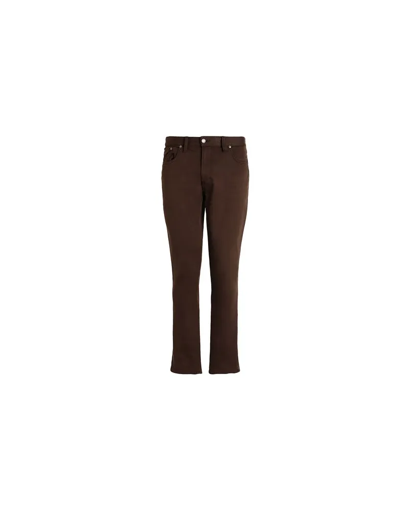 Ralph Lauren SULLIVAN SLIM KNITLIKE CHINO PANT  - HOSEN & RÖCKE - Hosenauf YOOX.COM Braun