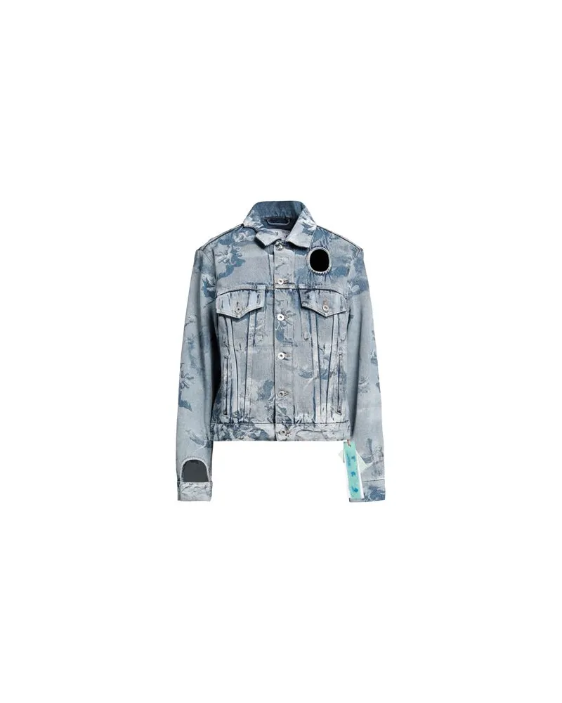 OFF-WHITE JACKEN & MÄNTEL - Jeansjacken/Mäntelauf YOOX.COM Blau