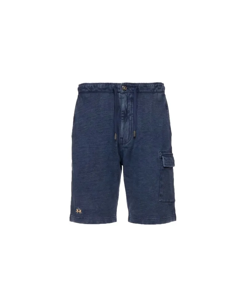 La Martina HOSEN & RÖCKE - Shorts & Bermudashortsauf YOOX.COM Blau