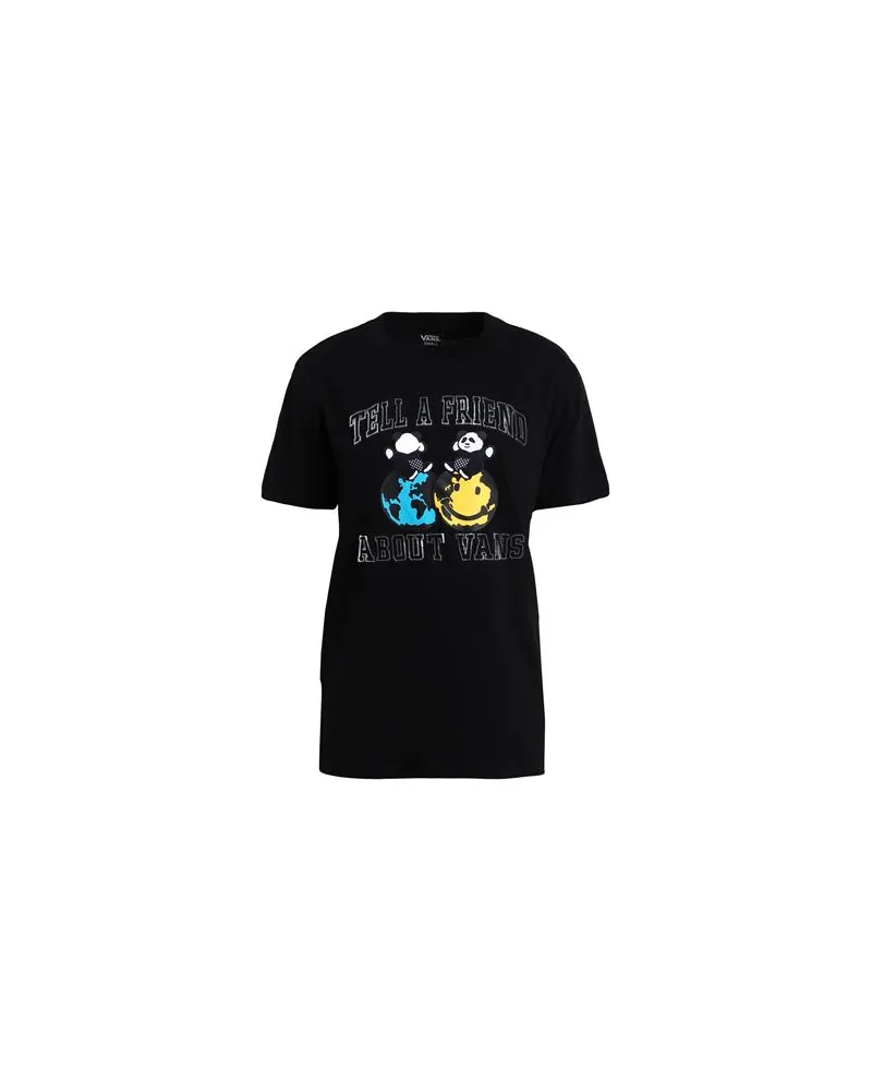 Vans WM PANDA BF TEE  - TOPS - T-shirtsauf YOOX.COM Schwarz