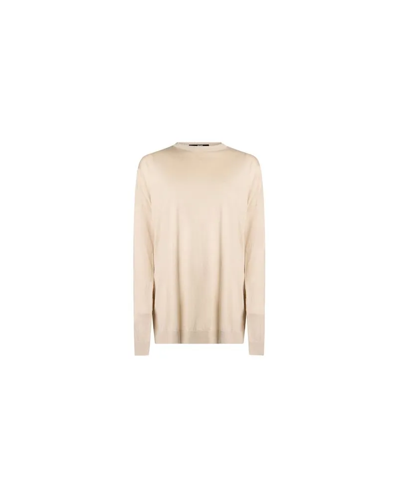 Alpha Studio STRICKWAREN - Pulloverauf YOOX.COM Beige