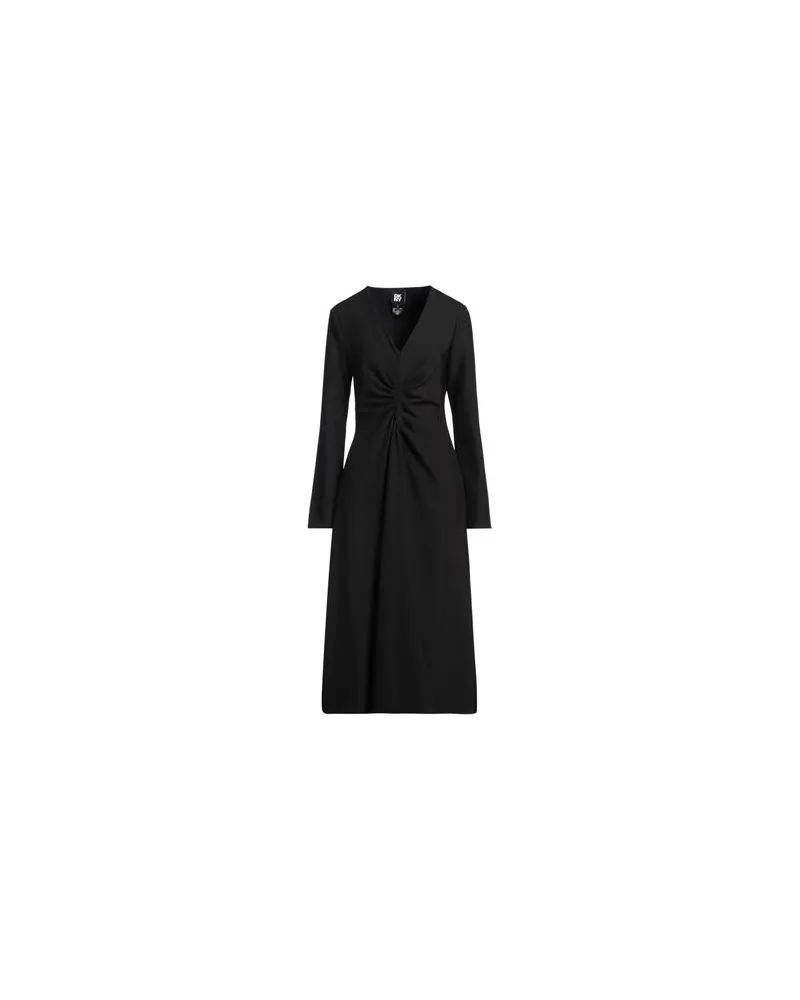 DKNY KLEIDER - Midi-Kleiderauf YOOX.COM Schwarz