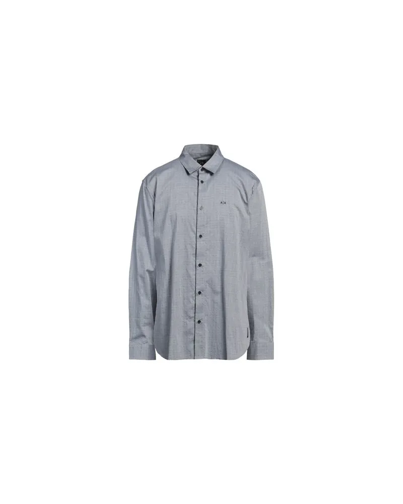Armani Exchange TOPS - Hemdenauf YOOX.COM Grau