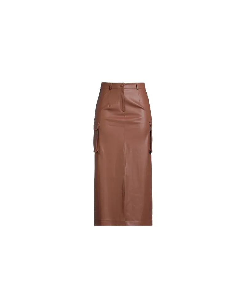 ACTUALEE HOSEN & RÖCKE - Maxi-Röckeauf YOOX.COM Braun