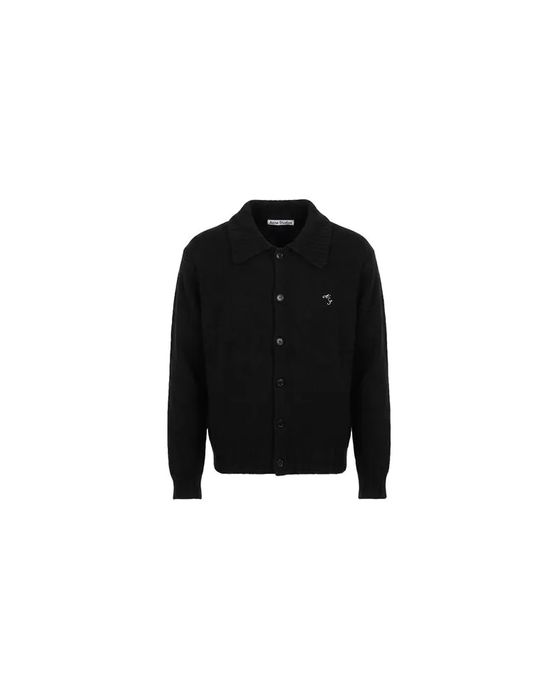 Acne Studios STRICKWAREN - Strickjackenauf YOOX.COM Schwarz