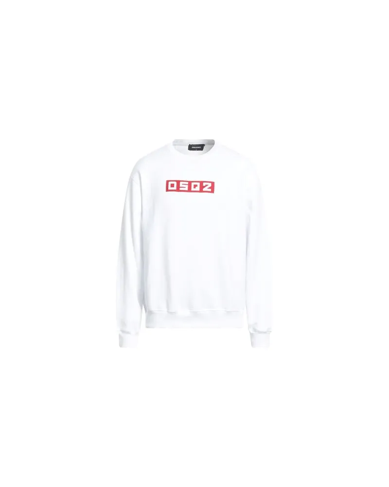 Dsquared2 TOPS - Sweatshirtsauf YOOX.COM Weiß