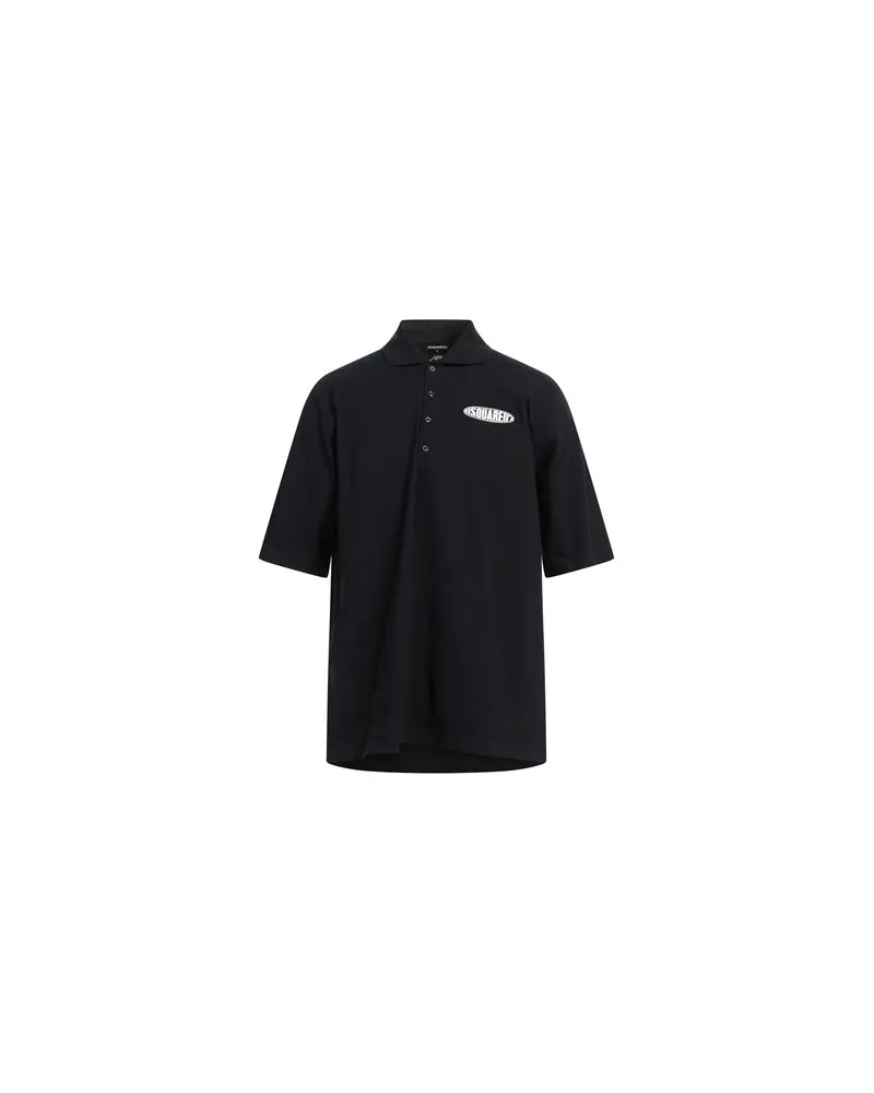 Dsquared2 TOPS - Poloshirtsauf YOOX.COM Schwarz