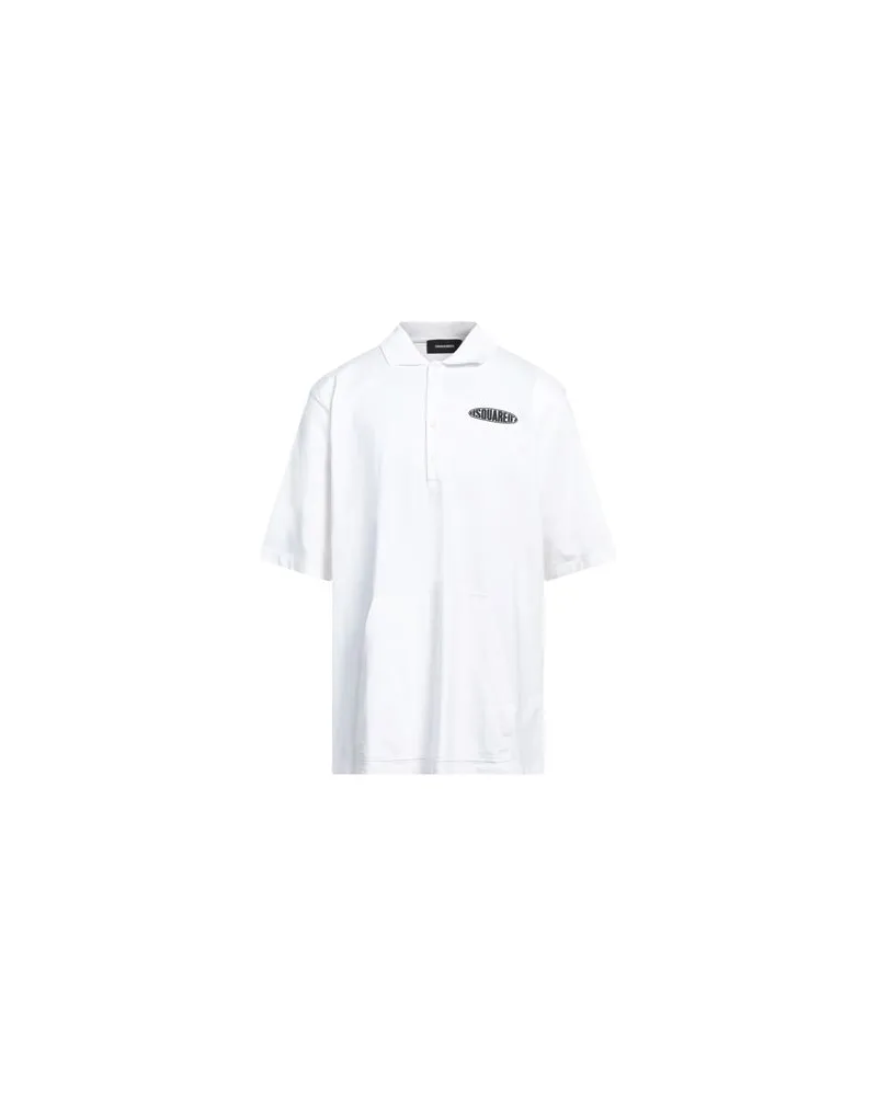 Dsquared2 TOPS - Poloshirtsauf YOOX.COM Weiß