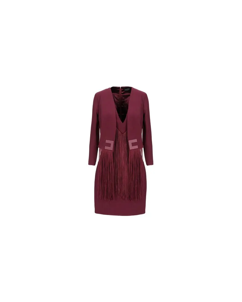 Elisabetta Franchi KLEIDER - Mini-Kleiderauf YOOX.COM Bordeaux