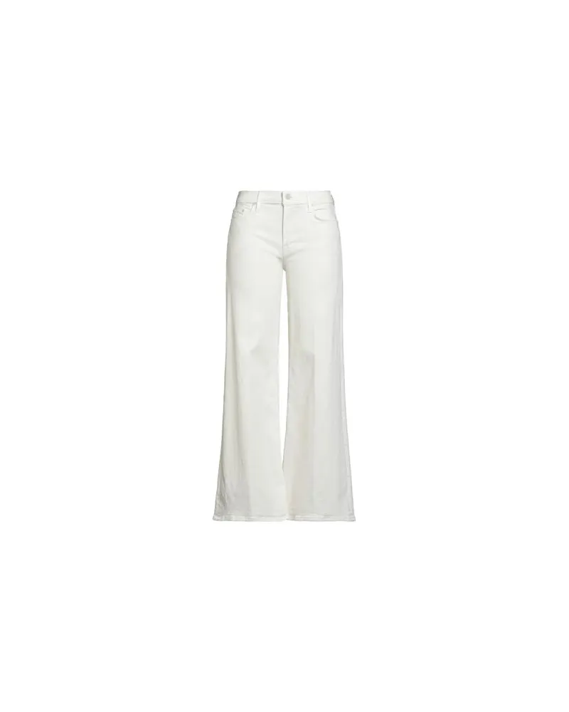 Mother HOSEN & RÖCKE - Jeanshosenauf YOOX.COM Elfenbein