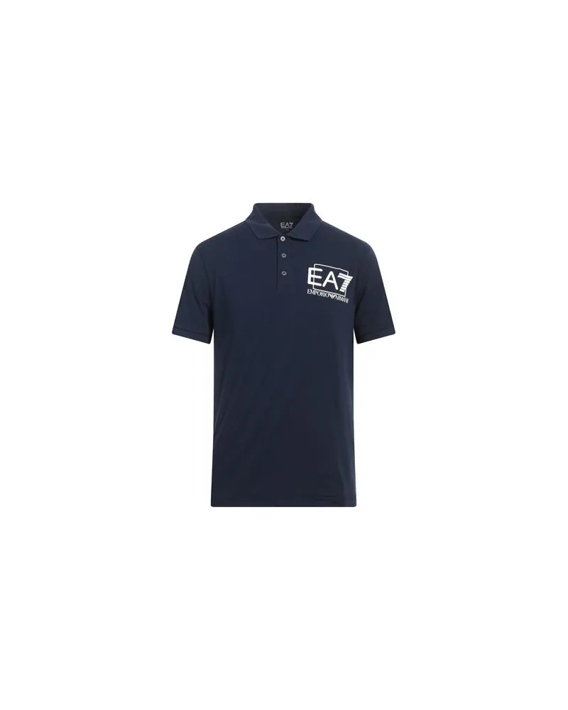EA7 TOPS - Poloshirtsauf YOOX.COM Marineblau